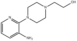 2-[4-(3-Amino-2-pyridinyl)-1-piperazinyl]-1-ethanol 구조식 이미지