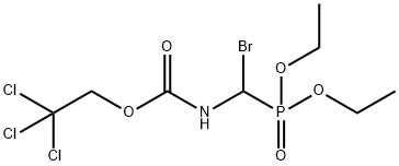 DIETHYL(TROC-아미노)브로모메틸포스포네이트 구조식 이미지