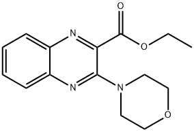 Ethyl 3-morpholin-4-ylquinoxaline-2-carboxylate Structure