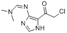 Methanimidamide, N-[5-(chloroacetyl)-1H-imidazol-4-yl]-N,N-dimethyl- (9CI) Structure