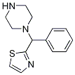 1-(phenyl(thiazol-2-yl)Methyl)piperazine Structure