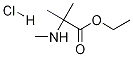 에틸2-메틸-2-(메틸아미노)프로파노에이트염산염 구조식 이미지
