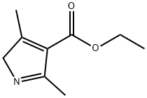 2,4-Dimethyl-1H-pyrrole-3-carboxylic acid ethyl ester Structure