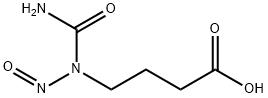 N-(3-Carboxypropyl)-N-nitrosourea Structure