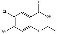 2-Ethoxy-4-amino-5-chlorobenzoic acid Structure