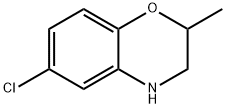 6-chloro-2-methyl-3,4-dihydro-2H-1,4-benzoxazine 구조식 이미지