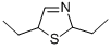 2,5-Diethyl-3-thiazoline Structure