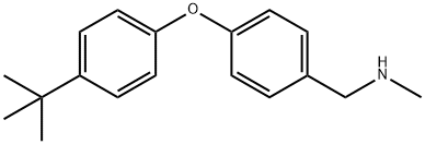 N-[4-(4-tert-Butylphenoxy)benzyl]-N-methylamine 구조식 이미지