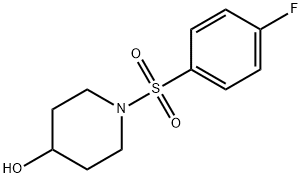 1-(4-플루오로페닐술포닐)피페리딘-4-올 구조식 이미지