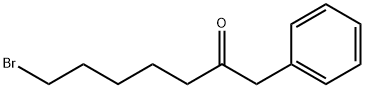 2-Heptanone, 7-bromo-1-phenyl- Structure