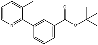 tert-butyl 3-(3-methylpyridin-2-yl)benzoate 구조식 이미지