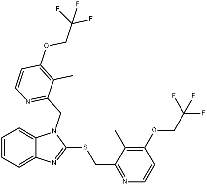 1083100-27-9 N-[3-Methyl-4-(2,2,2-trifluoroethoxy)-2-pyridinyl]Methyl Lansoprazole Sulfide
