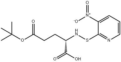 N-(3-니트로-2-피리딘설페닐)-L-글루타믹산감마-T-부틸에스테르 구조식 이미지