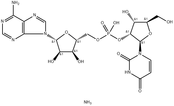 URIDYLYL(2'-5')ADENOSINE AMMONIUM SALT Structure