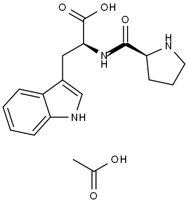 H-PRO-TRP-OH Structure