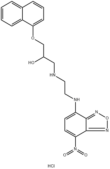 NBD-PROPRANOLOL DIHYDROCHLORIDE Structure