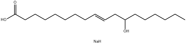 RICINELAIDIC ACID SODIUM SALT Structure