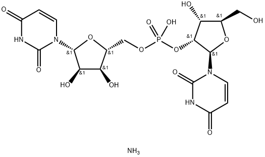 URIDYLYL(2′->5′)우리딘암모늄염 구조식 이미지