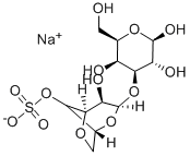 3,6-ANHYDRO-ALPHA-D-GALACTOPYRANOSYL-1,3-D-GALACTOSE-4-O-SULFATE, NA Structure