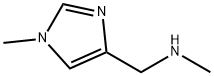 Methyl[(1-methyl-1H-imidazol-4-yl)methyl]amine Structure