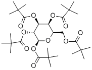 BETA-D-GALACTOSE PENTAPIVALATE  98 Structure