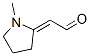 아세트알데히드,(1-메틸-2-피롤리디닐리덴)-,(E)-(9CI) 구조식 이미지
