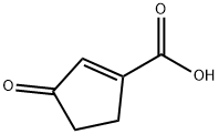 1-사이클로펜텐-1-카복실산,3-옥소-(9CI) 구조식 이미지