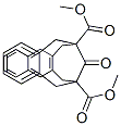 6,8,13,15-Tetrahydro-17-oxo-7,14-methanobenzo[6,7]cyclodeca[1,2-b]naphthalene-7,14-dicarboxylic acid dimethyl ester Structure