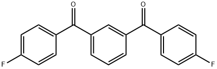 1,3-BIS(4-FLUOROBENZOYL)BENZENE Structure