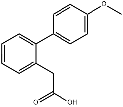 (4'-METHOXY-BIPHENYL-2-YL)-ACETIC ACID Structure