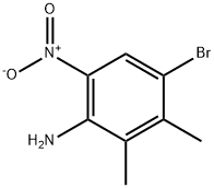 4-BROMO-2,3-DIMETHYL-6-NITROANILINE Structure