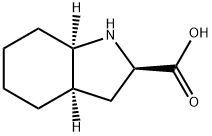 (R)OCTAHYDRO-1H-INDOLE-2-CARBOXYLIC ACID 구조식 이미지