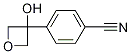 4-(3-Hydroxyoxetan-3-yl)benzenecarbonitrile Structure