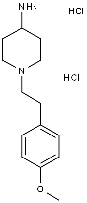 4-AMINO-1-(4-METHOXYPHENETHYL)PIPERIDINE DIHYDROCHLORIDE Structure