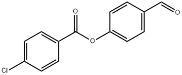 4-FORMYLPHENYL 4-CHLOROBENZOATE 구조식 이미지