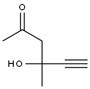 5-Hexyn-2-one, 4-hydroxy-4-methyl- (9CI) Structure