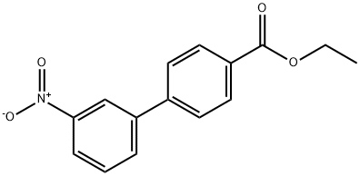 에틸3'-니트로-[1,1'-비페닐]-4-카르복실레이트 구조식 이미지