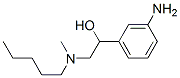 1-(3-aminophenyl)-2-(methyl-pentyl-amino)ethanol Structure