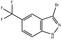 1H-Indazole, 3-bromo-5-(trifluoromethyl)- 구조식 이미지