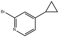 2-broMo-4-시클로프로필피리딘 구조식 이미지