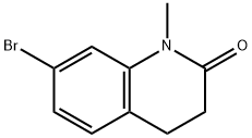 7-BroMo-1-Methyl-3,4-dihydro-2(1H)-quinolinone 구조식 이미지