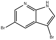 3,5-DibroMo-1H-pyrrolo[2,3-b]pyridine Structure