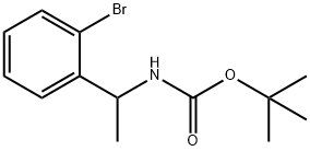카르바믹산,[1-(2-브로모페닐)에틸]-,1,1-디메틸에틸에스테르 구조식 이미지