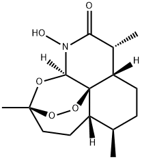N-하이드록시-11-아자아르테미시닌 구조식 이미지