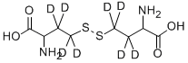 DL-HOMOCYSTINE (3,3,3',3',4,4,4',4'-D8) 구조식 이미지