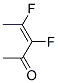 3-Penten-2-one, 3,4-difluoro-, (3Z)- (9CI) Structure