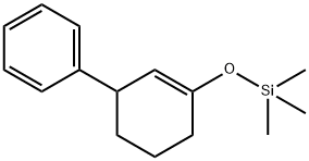 Cyclohexene, 3-phenyl-1-(trimethylsilyloxy)- Structure