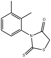 3-(2,3-dimethylphenyl)-2-thioxo-1,3-thiazolidin-4-one 구조식 이미지