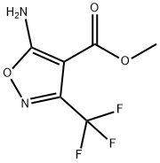 4-Isoxazolecarboxylicacid,5-amino-3-(trifluoromethyl)-,methylester(9CI) Structure