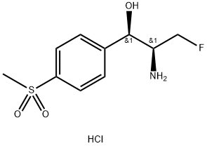 FLORFENICOL AMINE, HYDROCHLORIDE Structure